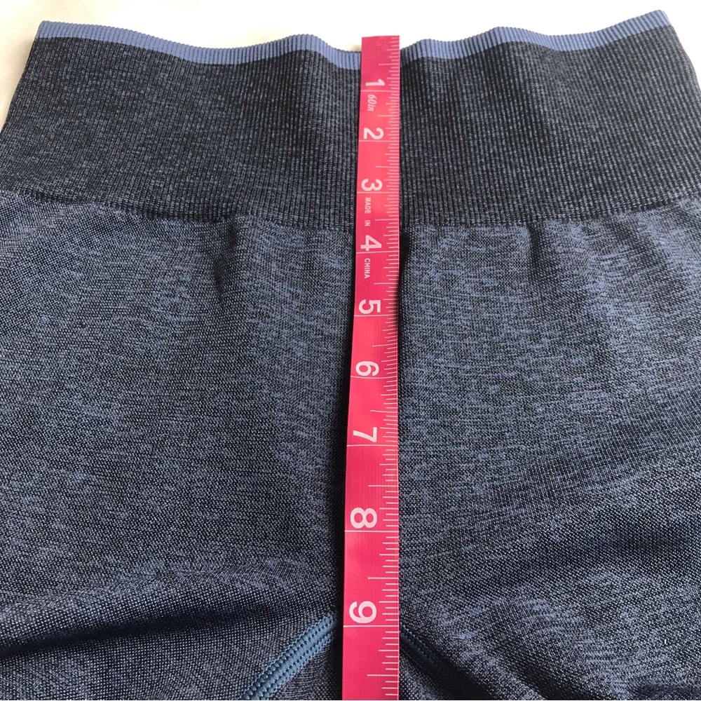 Victoria Secret PINK Pants Leggings XS Full Length Tight High Waist Navy Blue - Picture 10 of 14